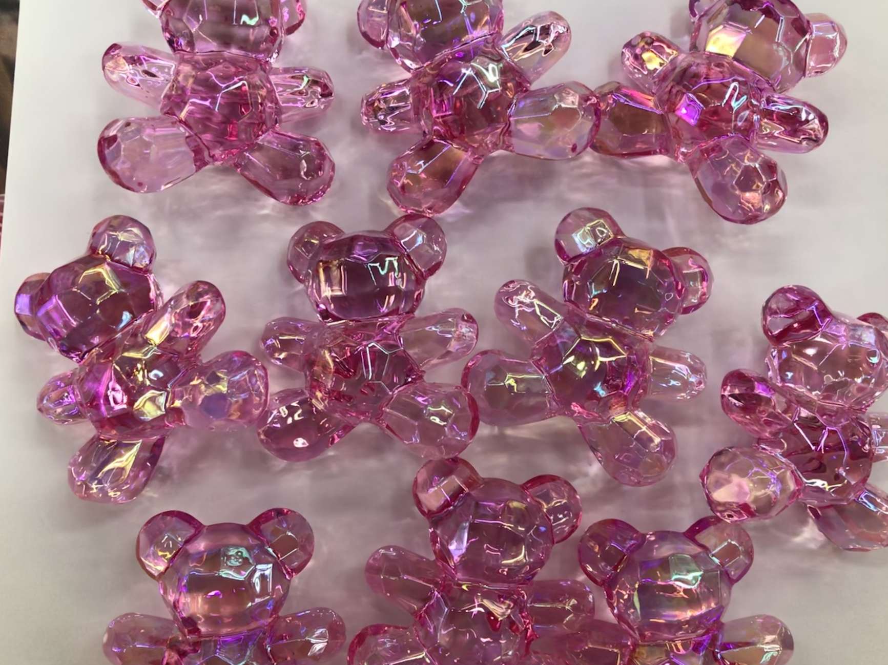 Acrylic, teddy bear DIY jewelry accessories, Jialis craft jewelry accessories