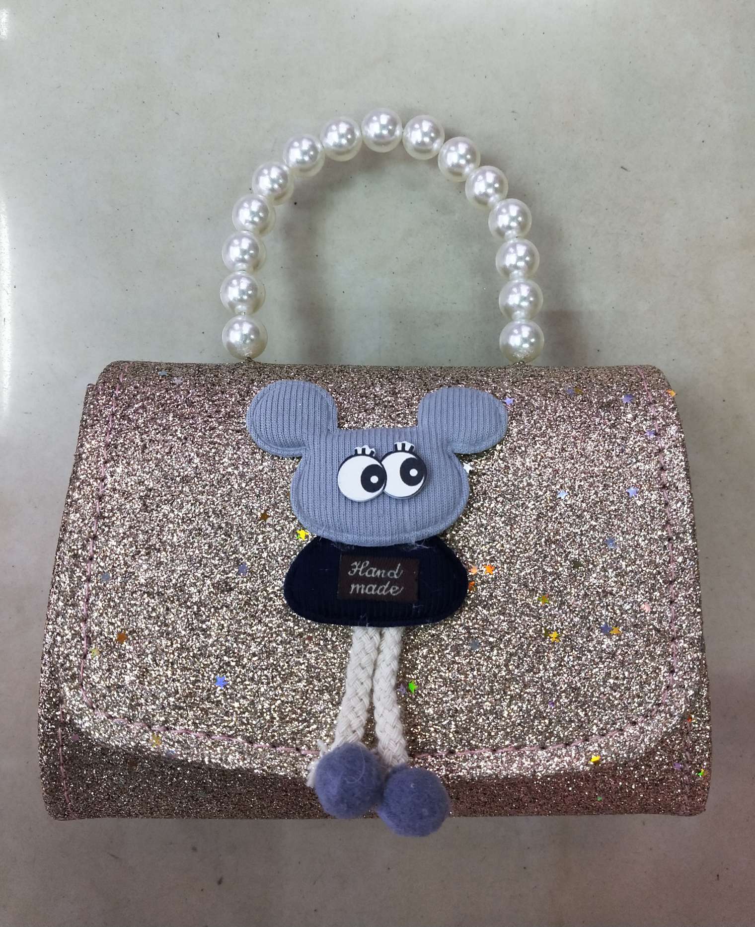 Fashionable cartoon bag, glitter bag, princess bag, coin purse, Korean version bag Specification image