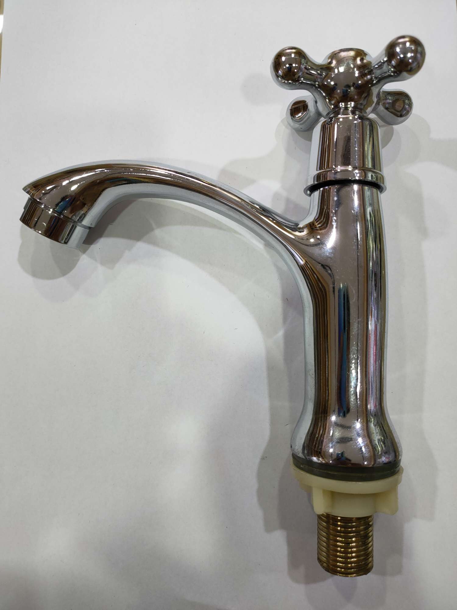 All-copper washbasin faucet, bathroom cabinet, single-hole hot and cold faucet, countertop washbasin for household use