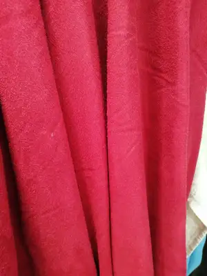 Suede clothing fabric headwear accessories fabric red thumbnail