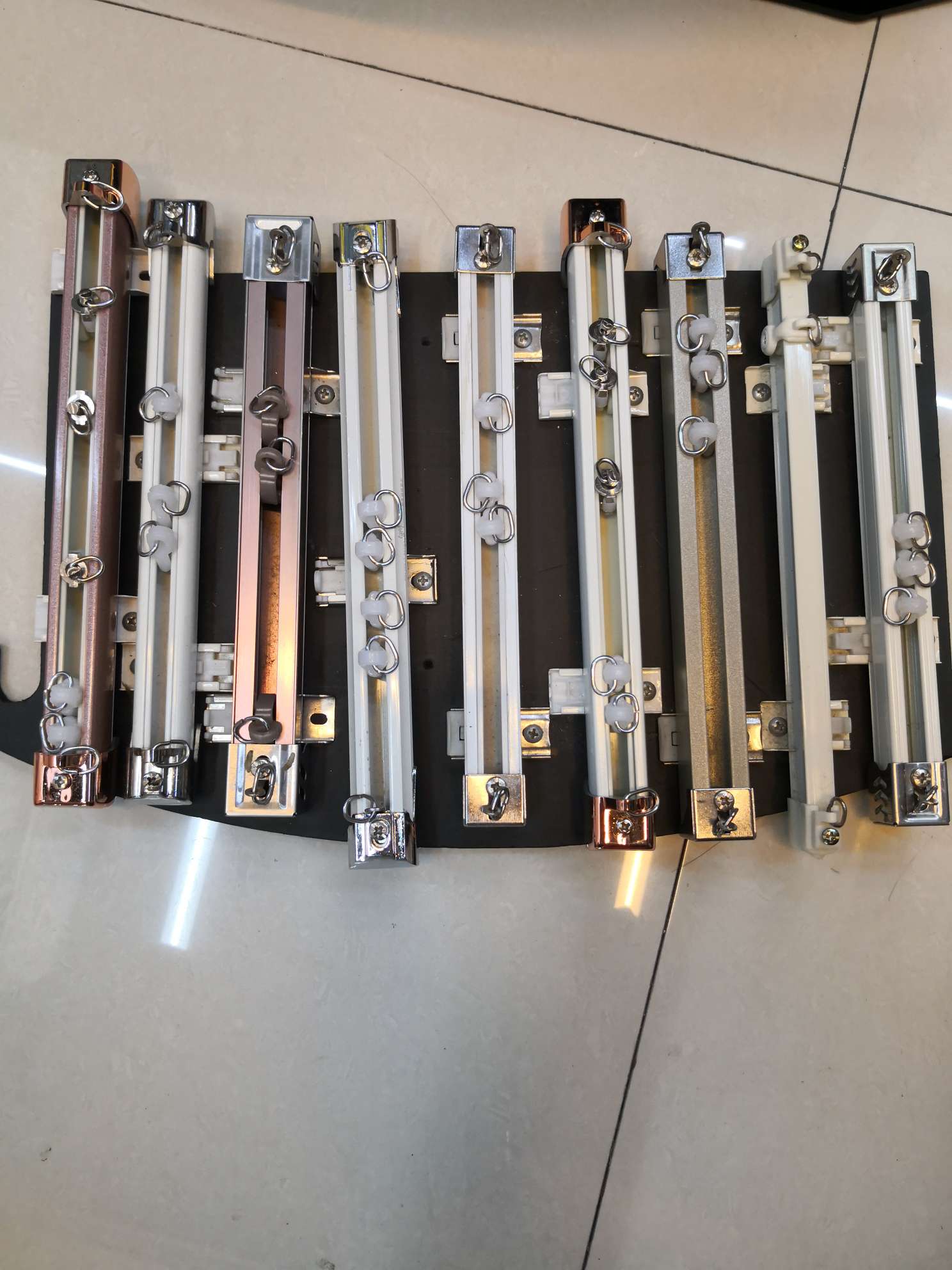 Aluminum alloy silent track