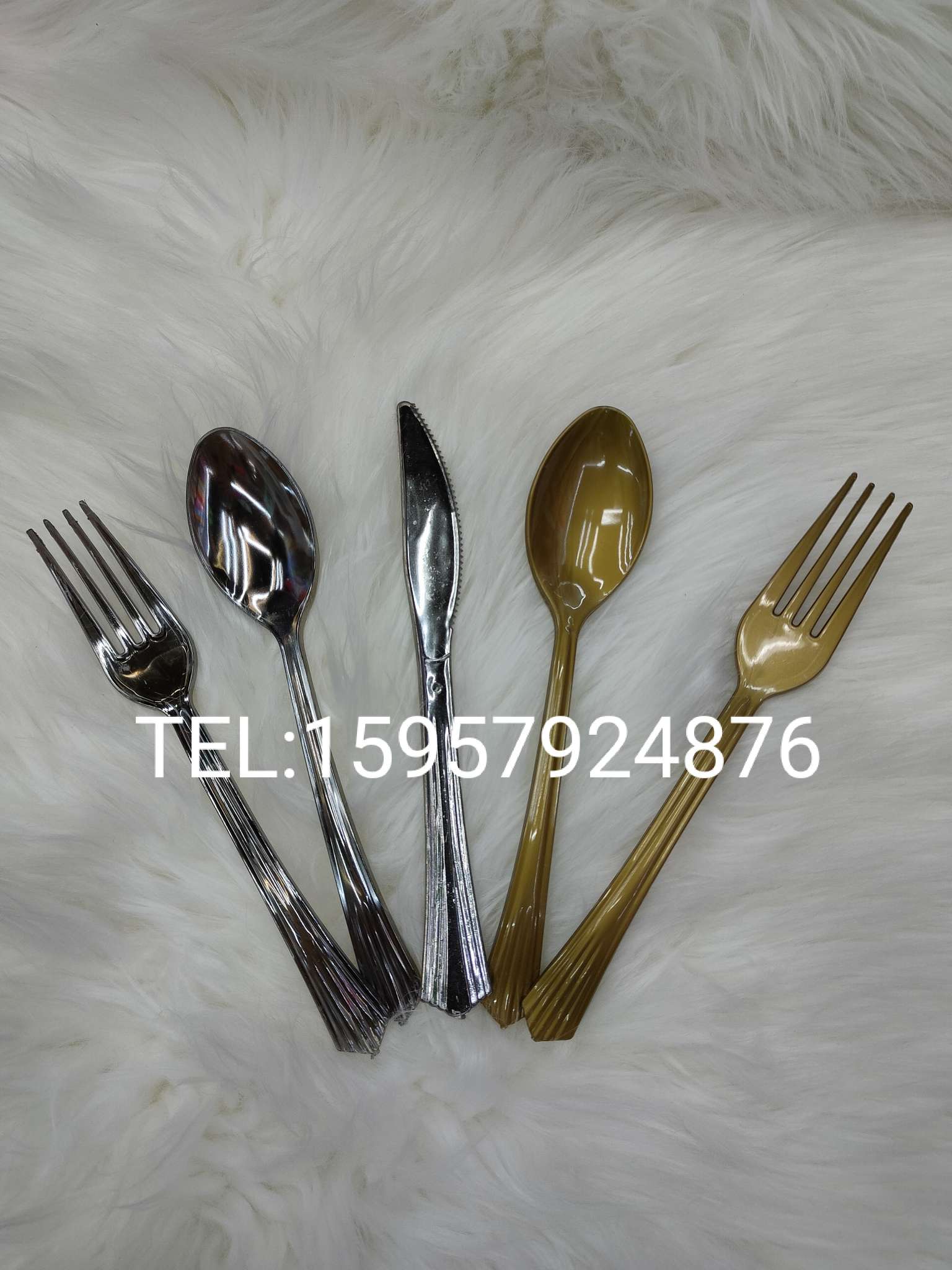 Disposable Electric Gold Plated Silver Cutlery Spoon Gold Powder Silver Powder Baked Grass Cake Cutlery Spoon Specification drawing