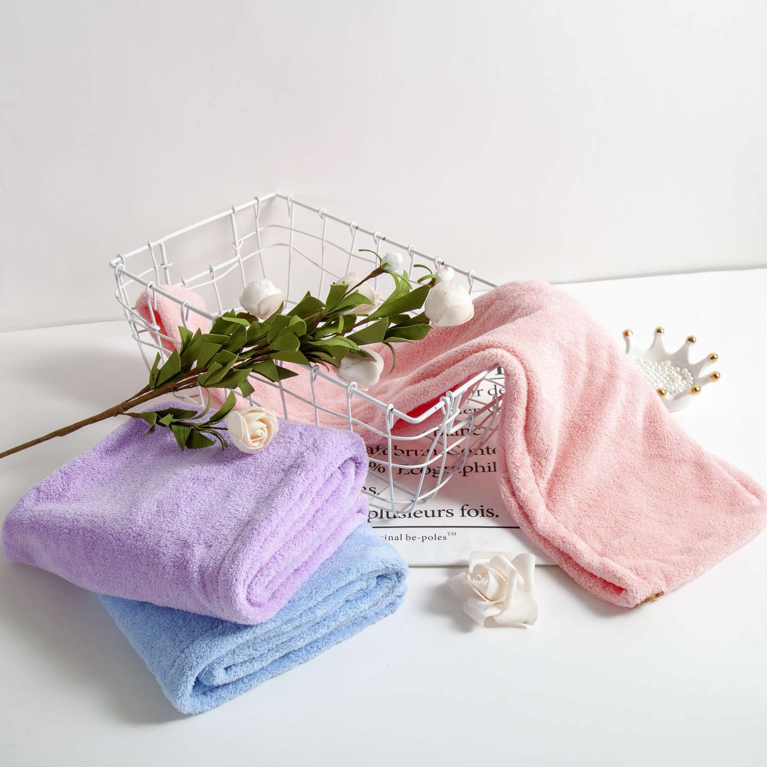 Factory direct sales of super absorbent dry hair caps and shower caps details Picture