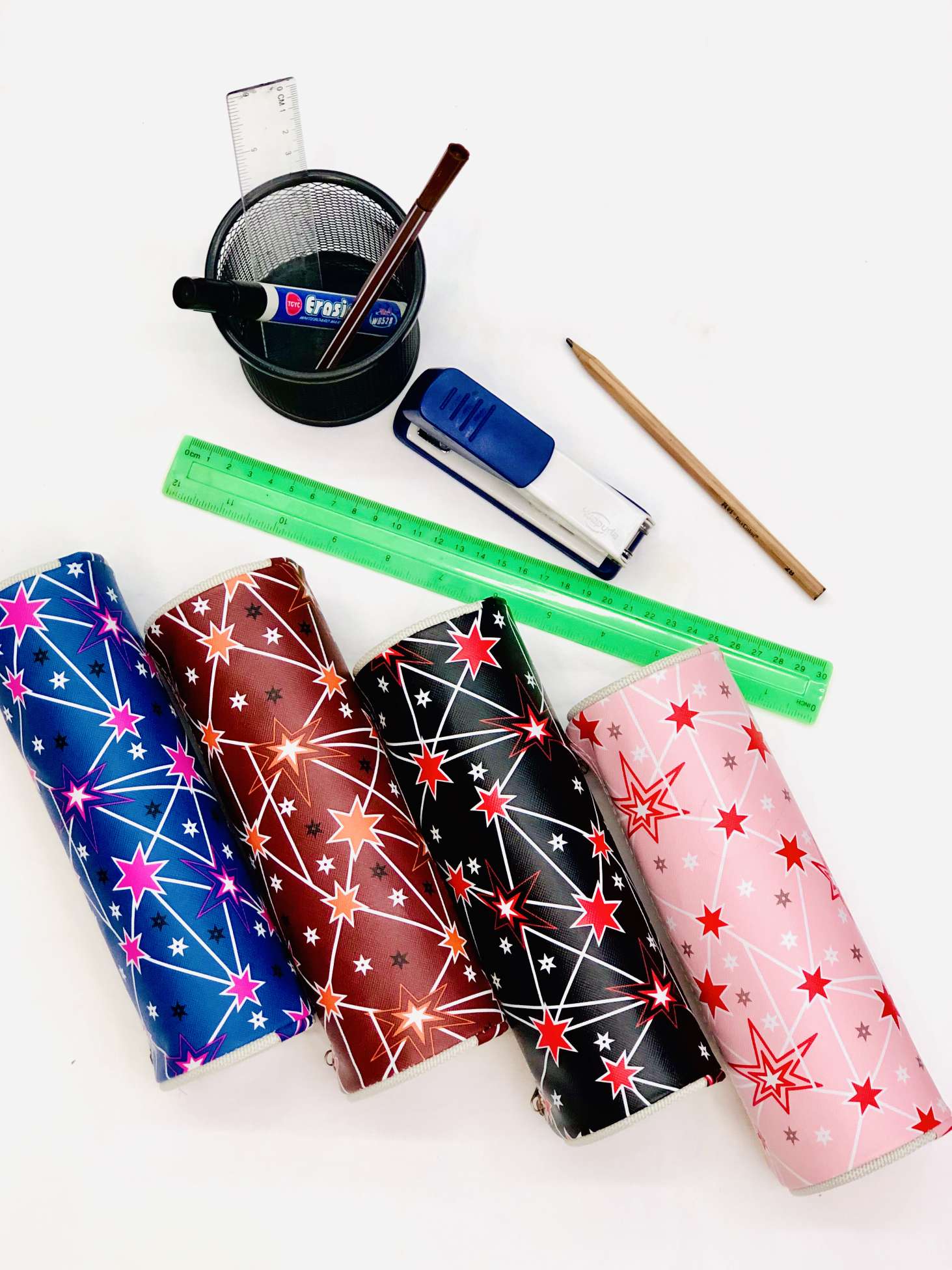 牛津笔袋帆布笔袋韩版笔袋网红笔袋PVC笔袋创意笔袋大容量笔袋圆筒笔袋学生笔袋多功能笔袋印客人L0gO广告笔袋精美圆筒笔袋