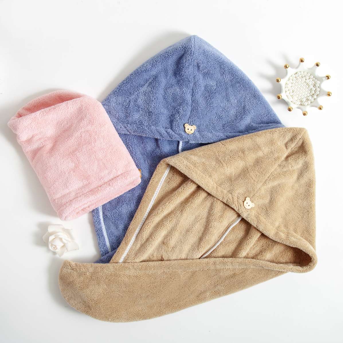 Factory direct sales of super absorbent dry hair caps and shower caps Specification image