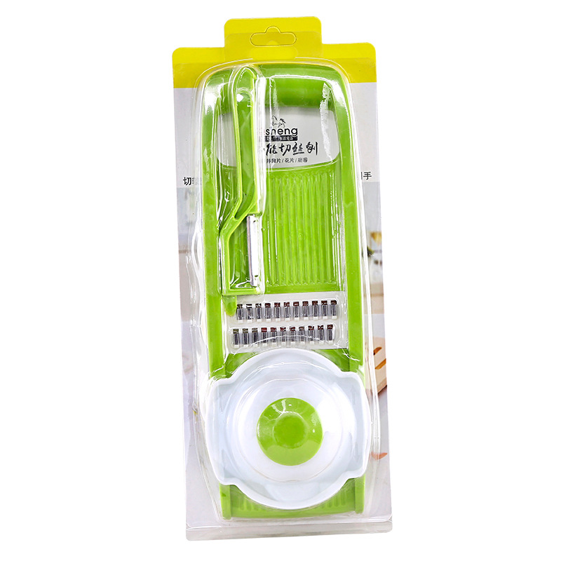 Factory direct multi-functional vegetable cutter Stranding vegetable cutter Home kitchen grater Manual slicing wiper