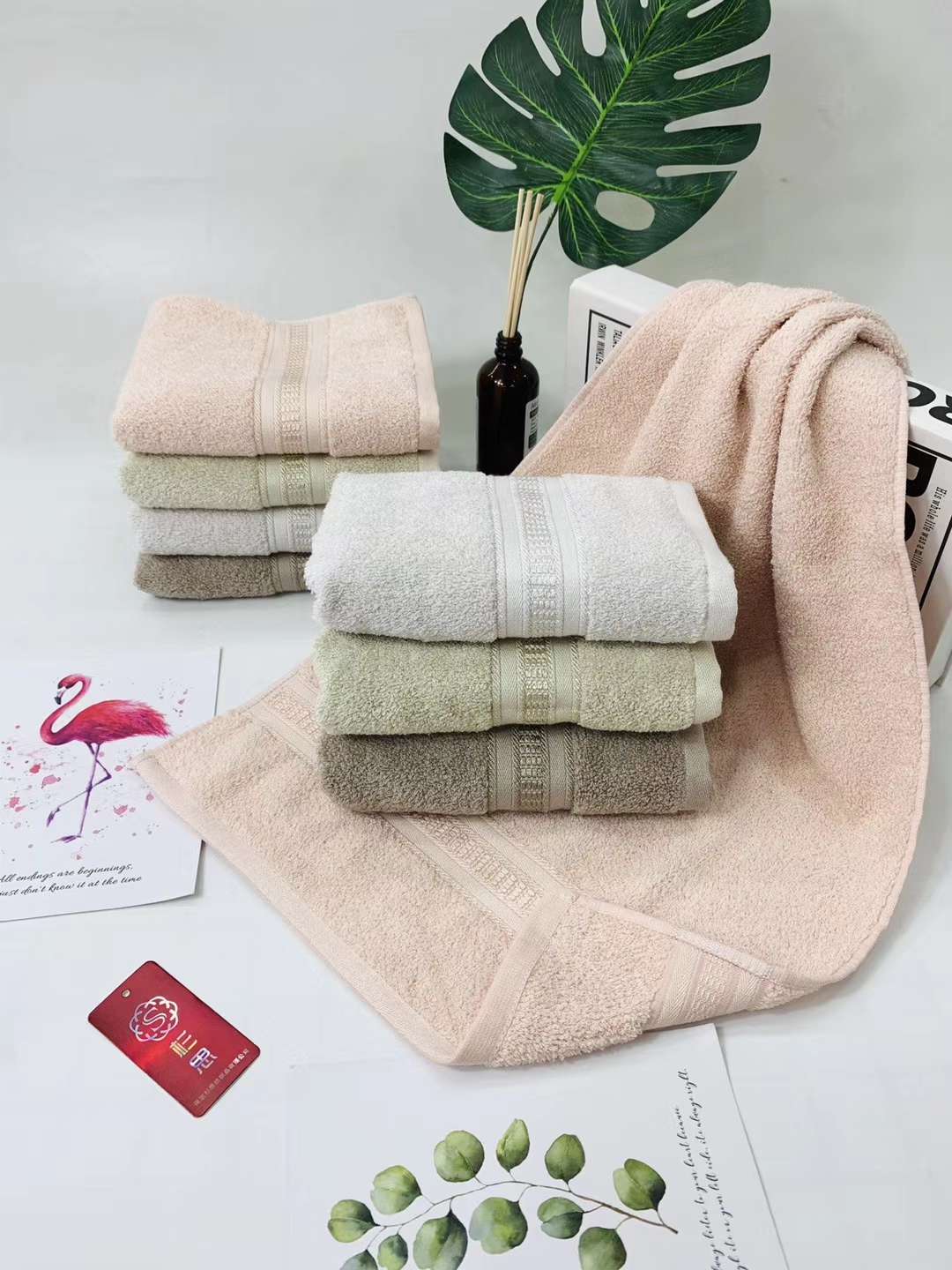 爱己爱家  厂家直销  竹纤维精品  半山居雾毛巾  8777