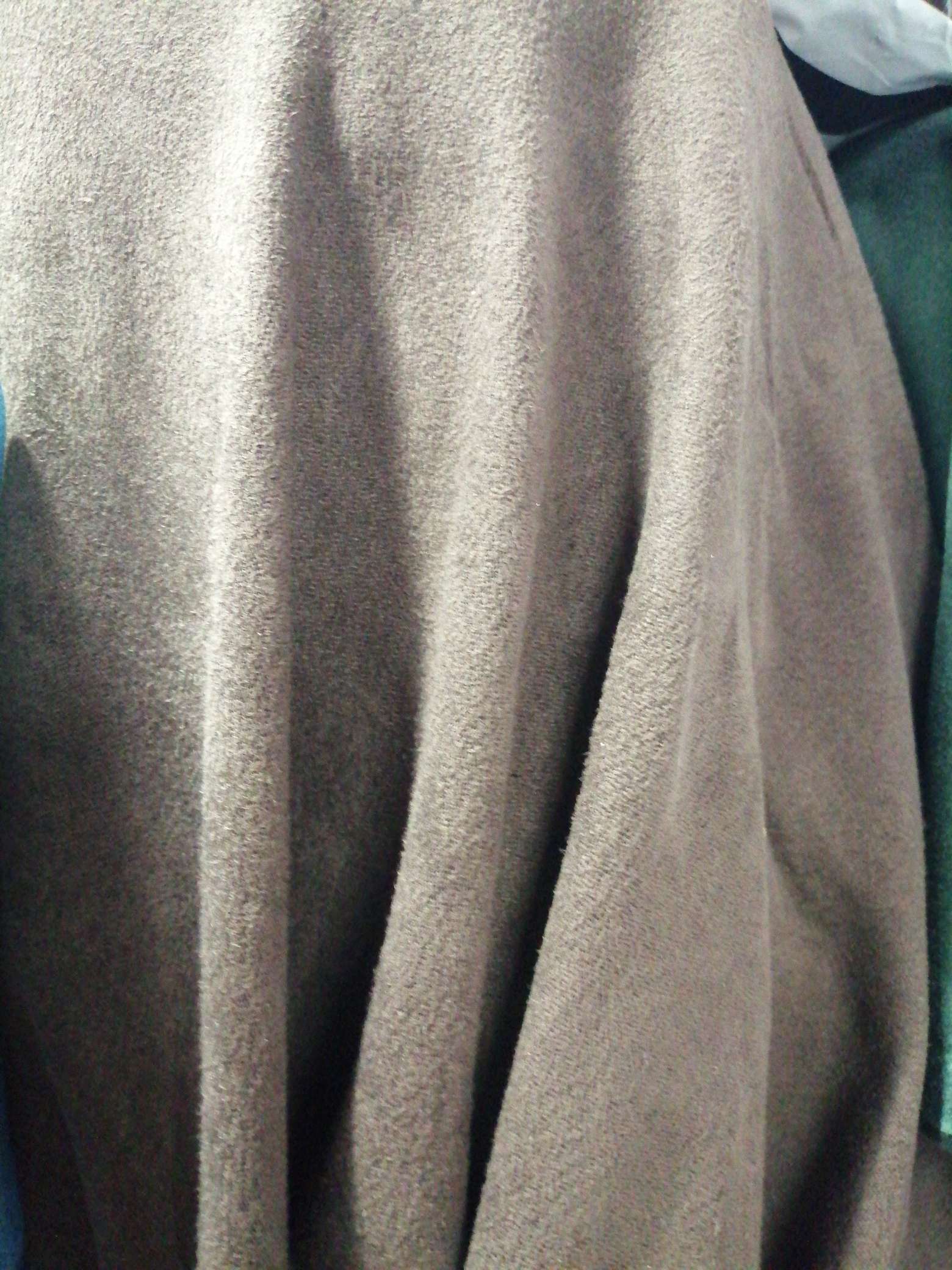 麂皮绒服装面料头饰饰品面料棕色