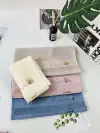 "Love Yourself, Love Your Family, Factory Direct sale pure cotton gauze embroidered high-end Gift, Stylish Towel 3146. undefined