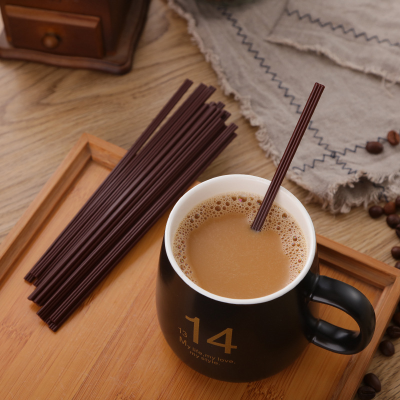 一次性咖啡搅拌棒可独立包装小吸管热饮防烫咖啡棒