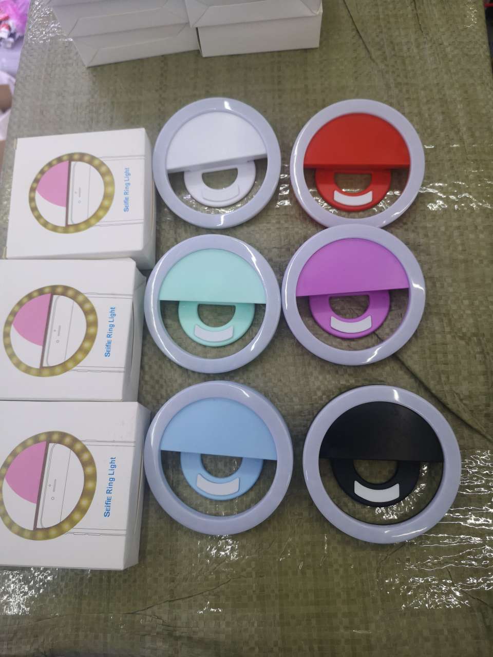 手机补光灯/ringlight/直播设备补光灯/补光灯/柔光灯直播白底实物图