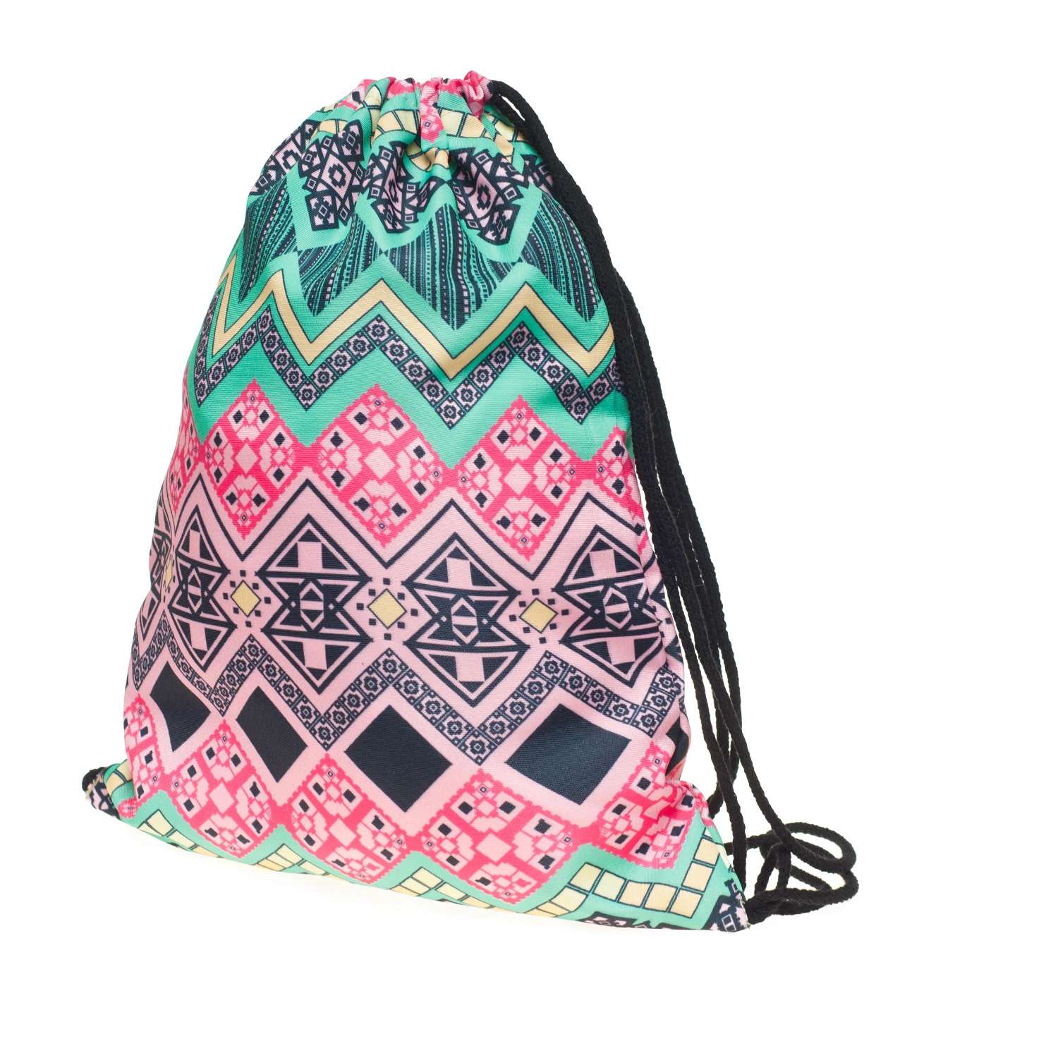 Zohra's new 3D digital print Oxford Cloth Bundle bag shopping bag, belt mouth backpack drawstring bag thumbnail