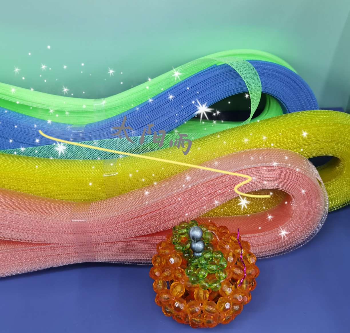 1.5cm black and white color elastic yarn net manufacturers direct selling Application Scenario
