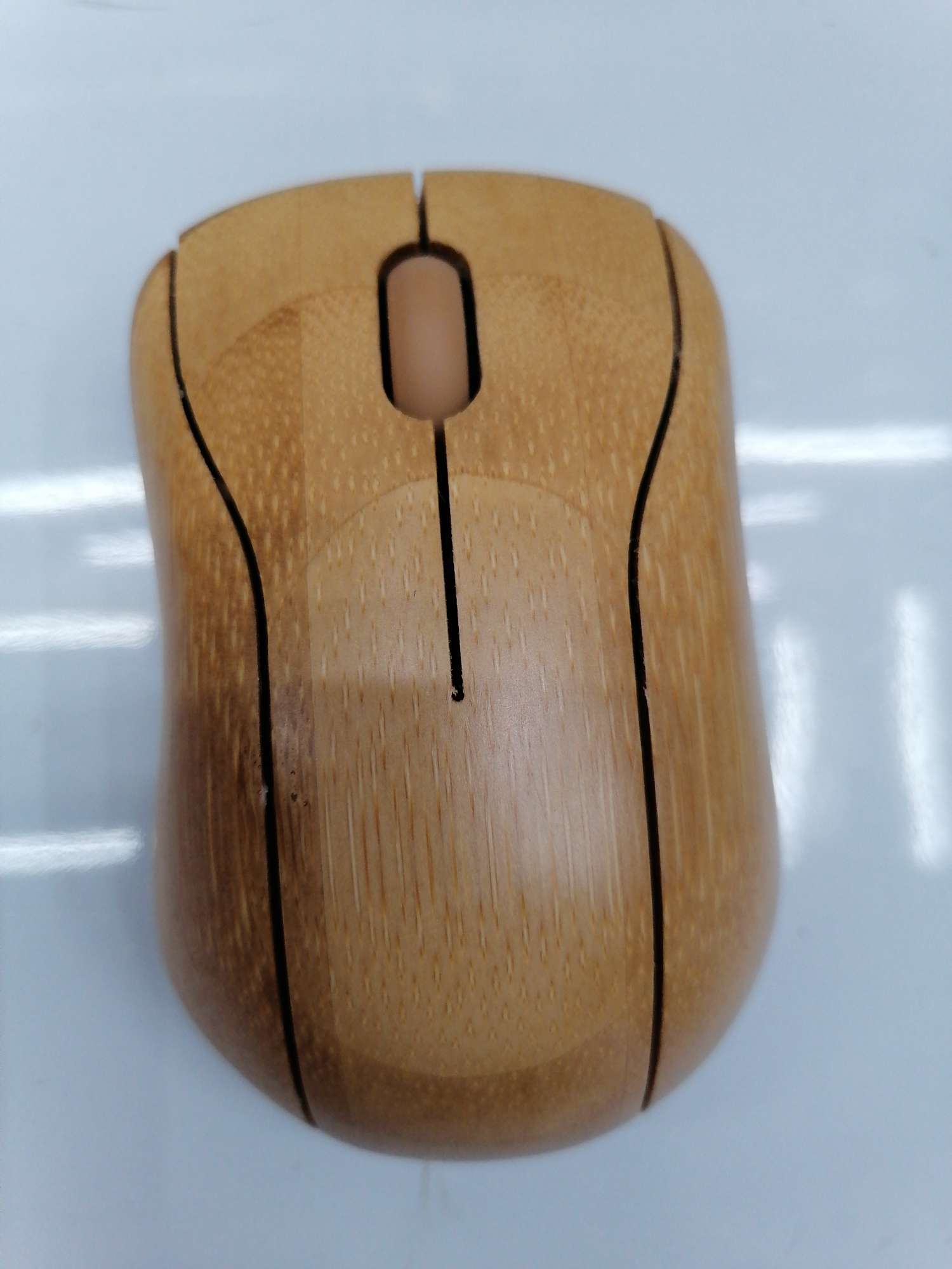 竹制无线鼠标U盘竹笔保温杯可激光刻字促销礼品定制客户logo竹木产品碳化环保耐用图