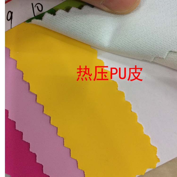 Factory direct sales of hot-pressed pu leather, high-temperature resistant artificial leather Specification image