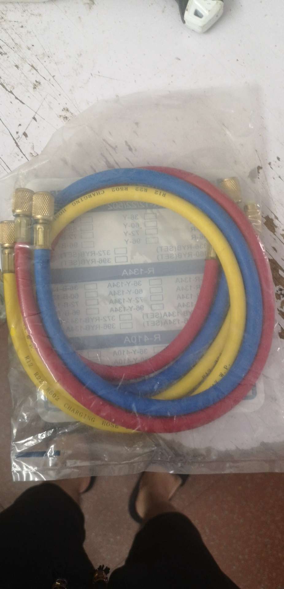 加氟管三色管36英寸