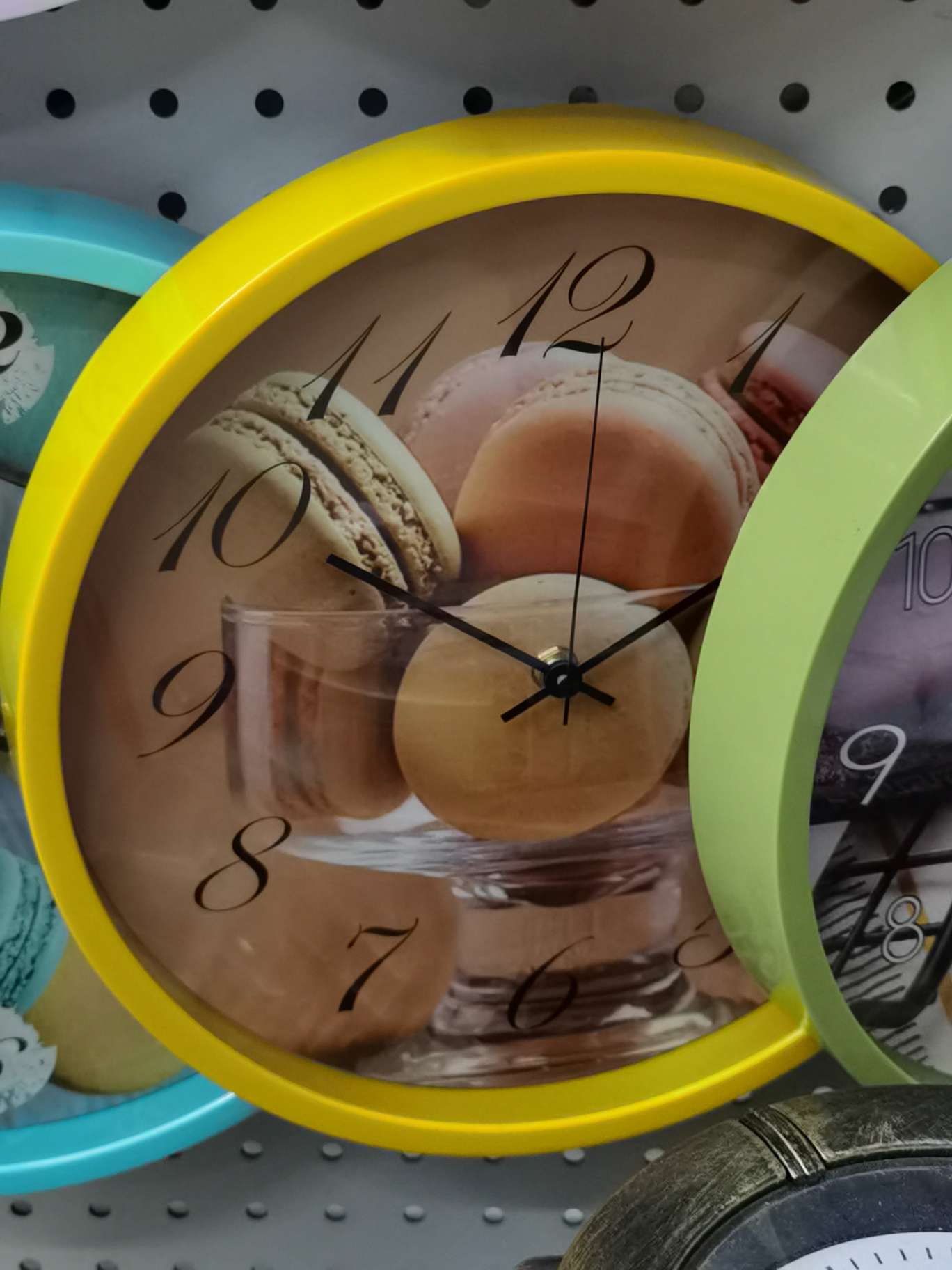 黄的马卡龙可爱家用