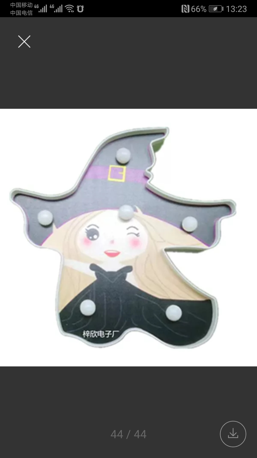 LED ghost witch shape lights Item Picture