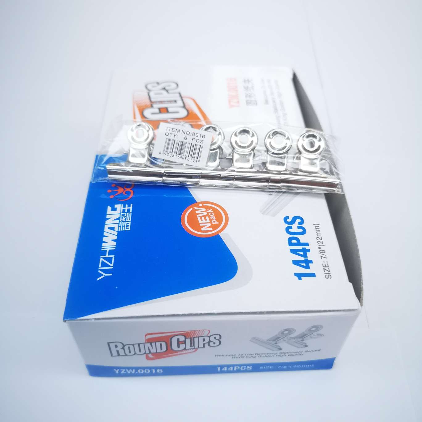 Yizhiwang 0016 round clip, 2880 pieces per piece, product size 22mm. Application Scenario
