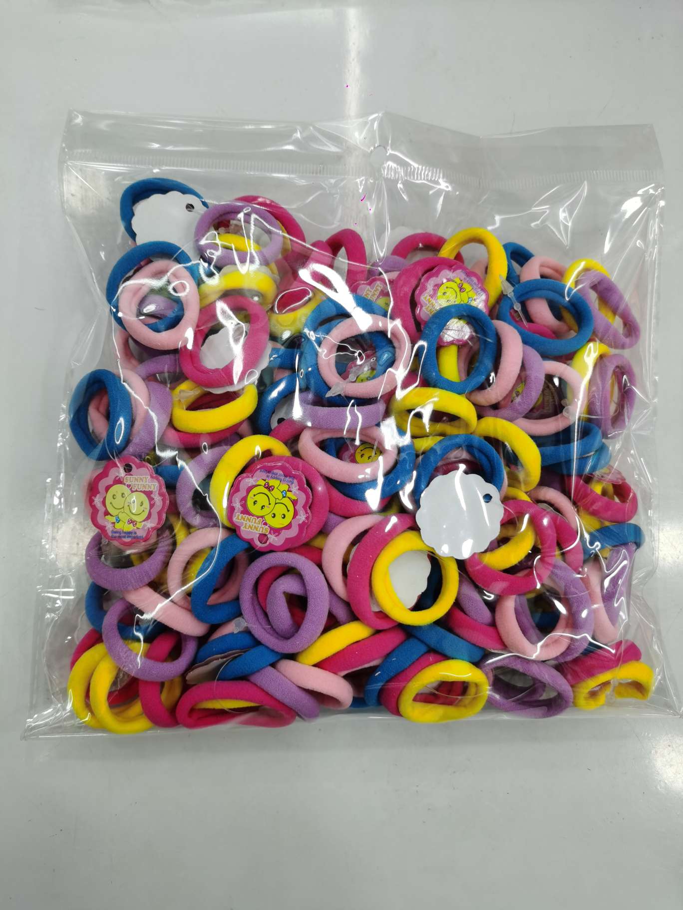 彩色笑脸卡皮筋