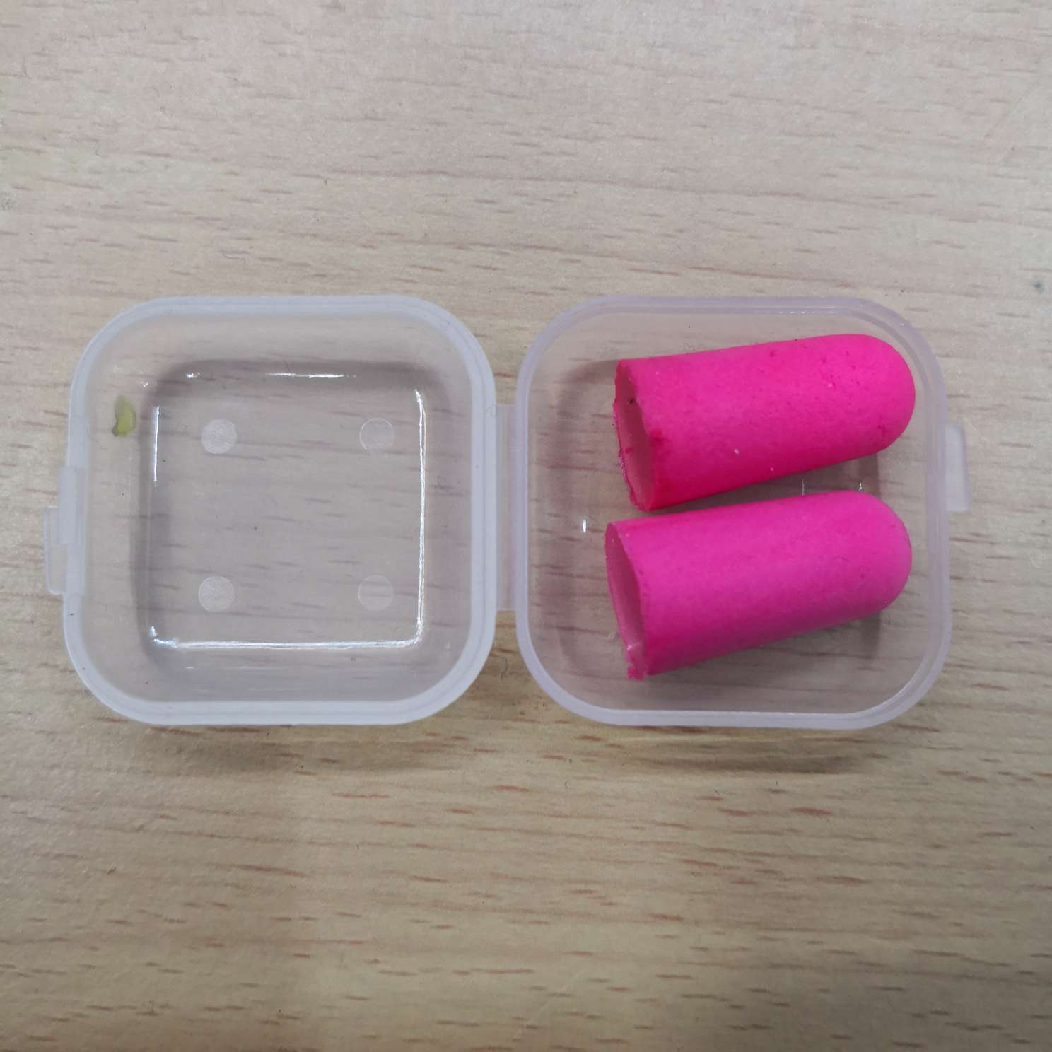 方盒装防噪音耳塞可印logo睡觉防呼噜海绵降噪耳塞白底实物图