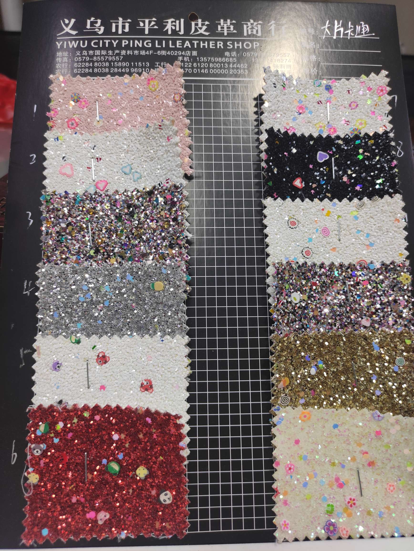 大片卡通大量现货高中低档皮革面料厂家直销热销新款