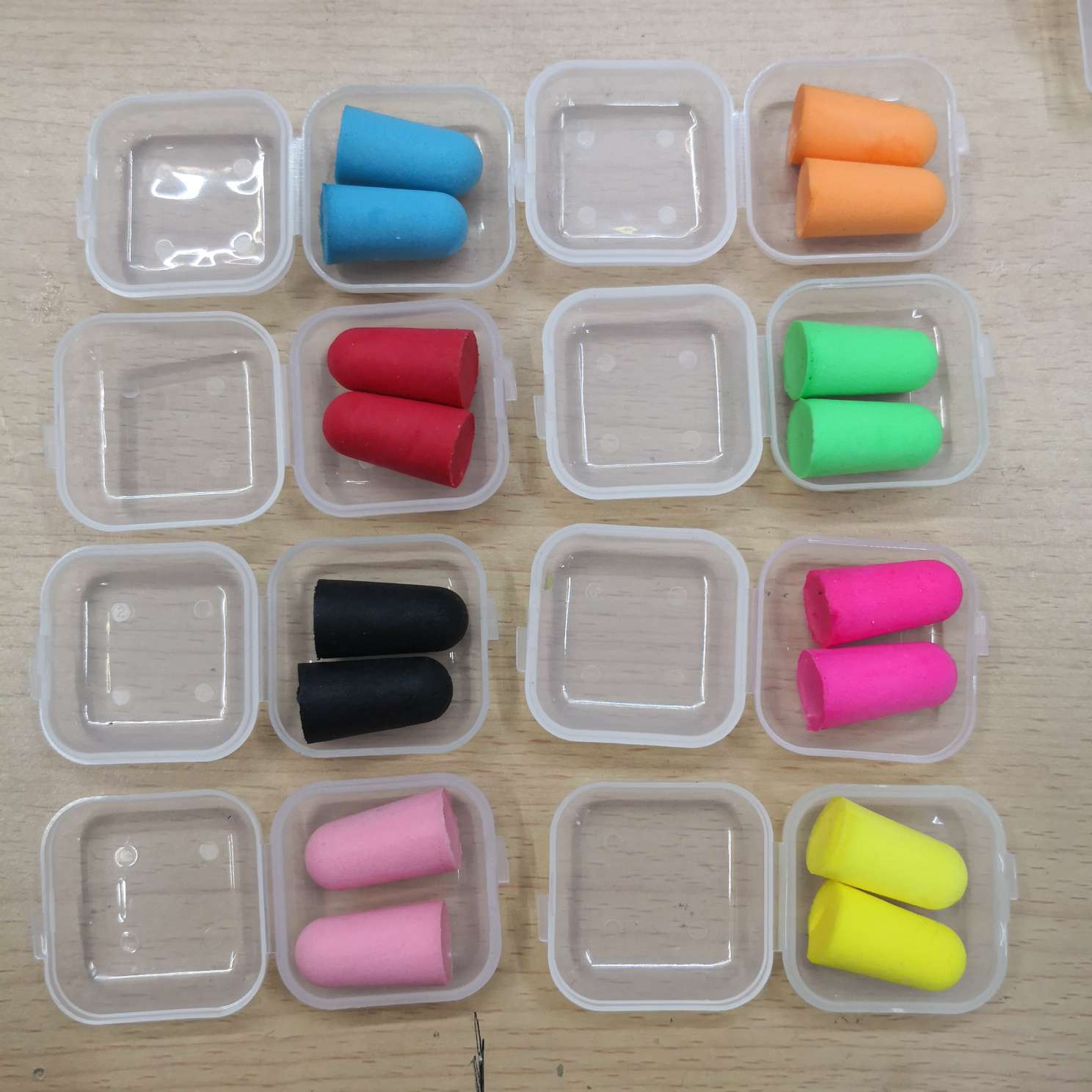 方盒装防噪音耳塞可印logo睡觉防呼噜海绵降噪耳塞