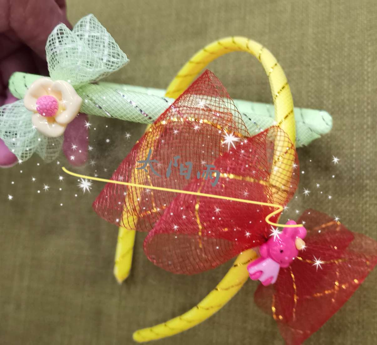 Headband headwear accessories elastic mesh