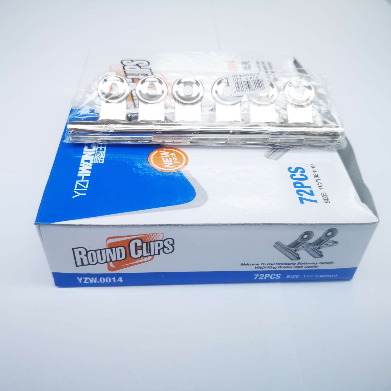 Yizhiwang 0014 round clip, 1440 pieces per piece, product size 38mm. details Picture