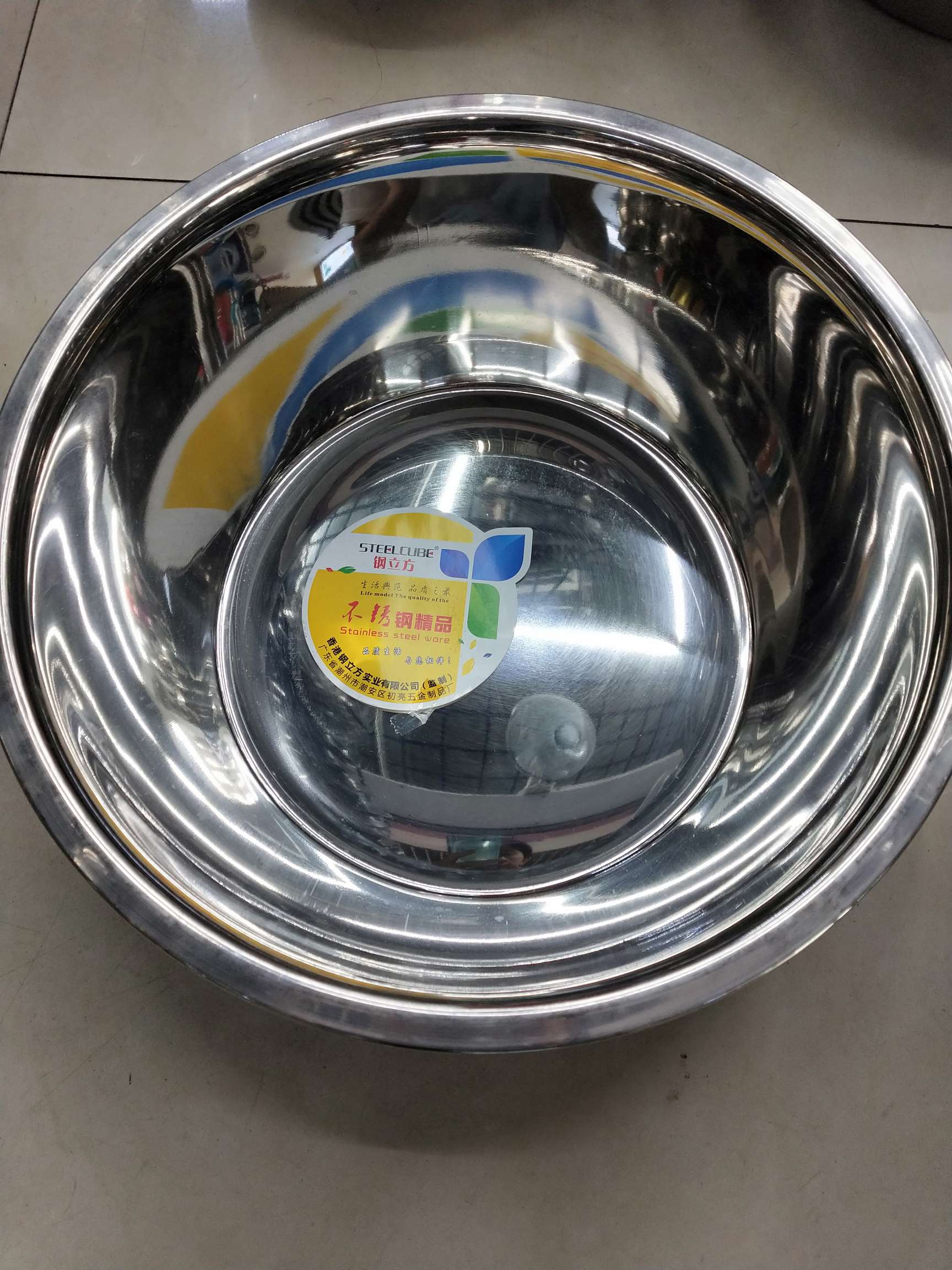 不锈钢盆细节图