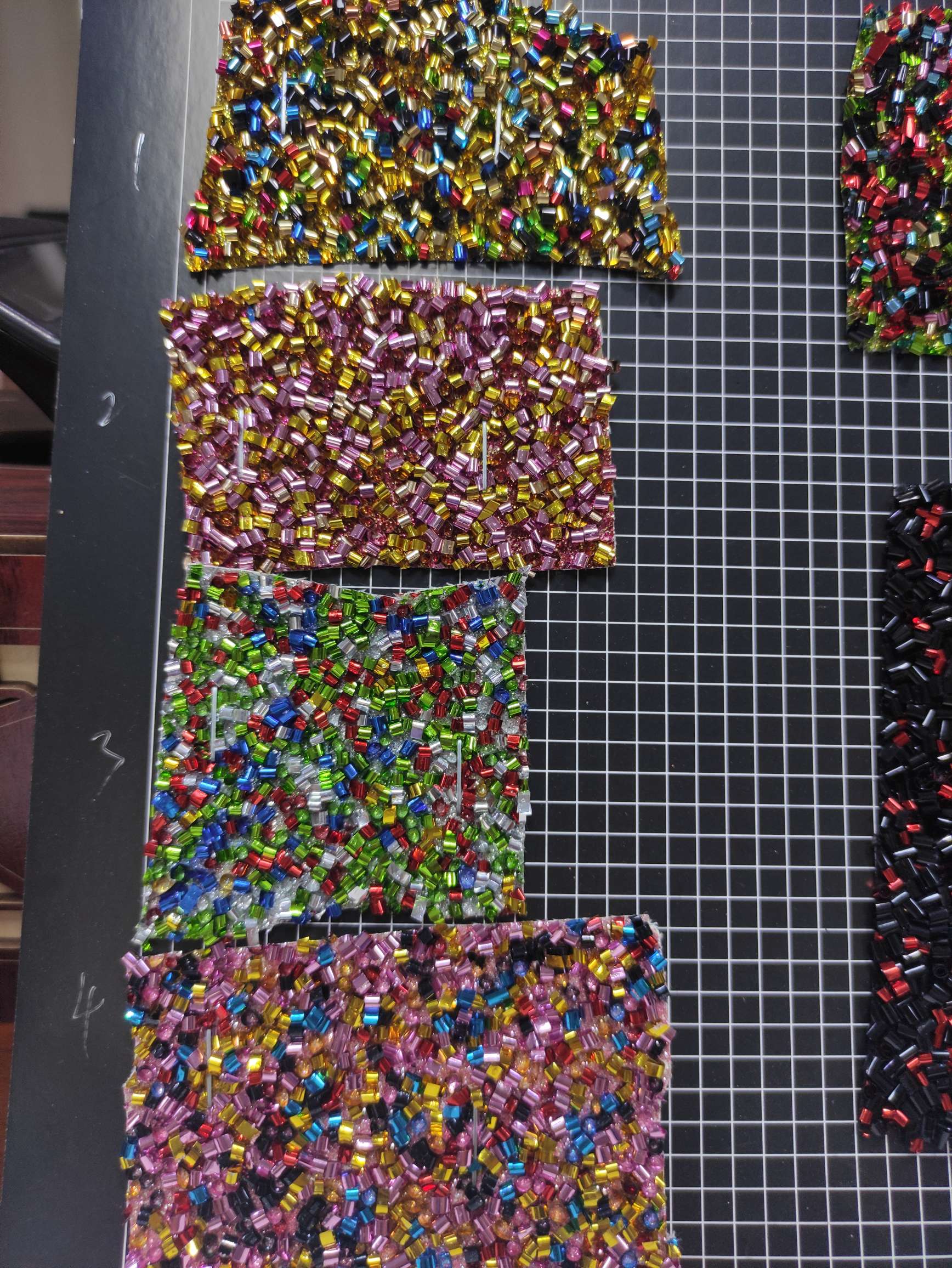 幻彩葱管大量现货高中低档皮革面料厂家直销热销新款细节图