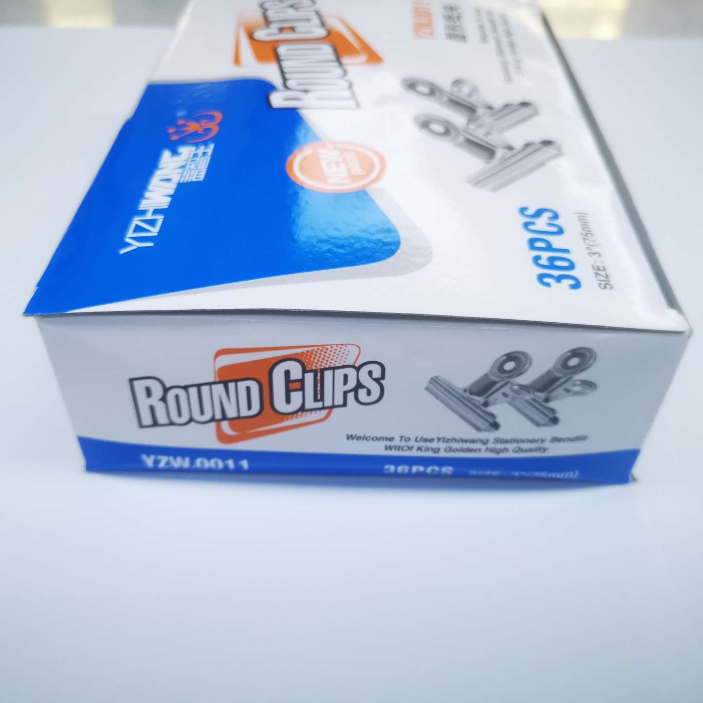 Yizhiwang 0011 round clip, product size 75mm, 432 pieces per piece. Specification image