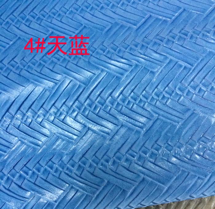 Factory direct sales of thickened woven texture leather bags and leather pvc Specification image
