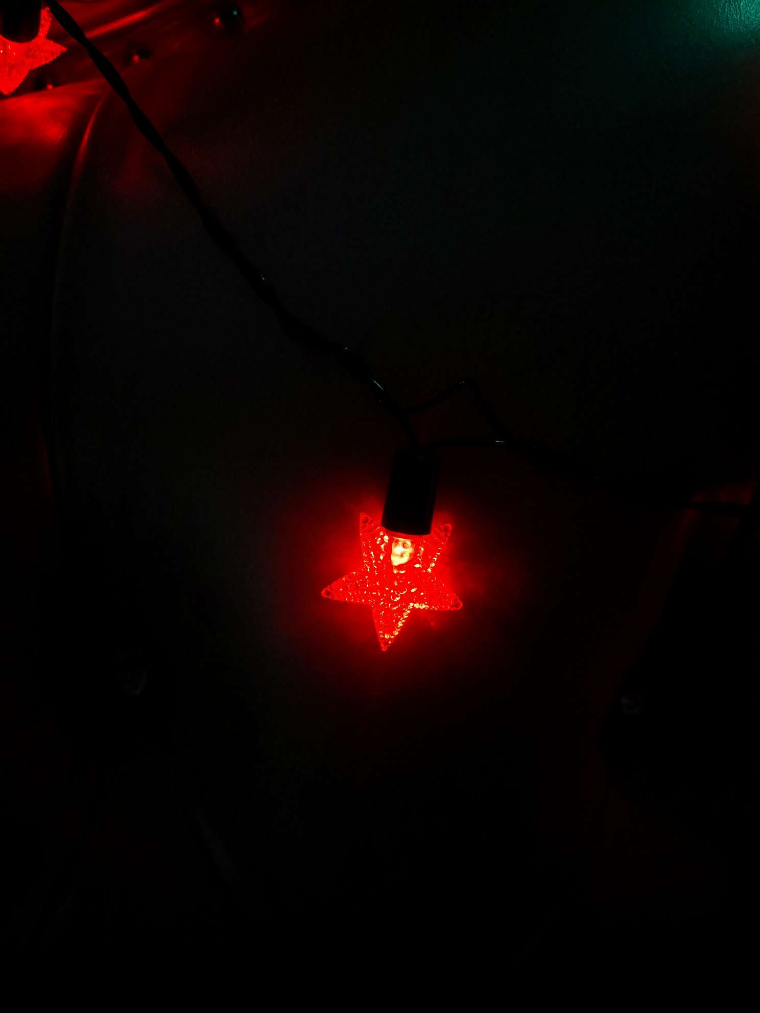 led珠光五角星两件套彩灯圣诞灯产品图