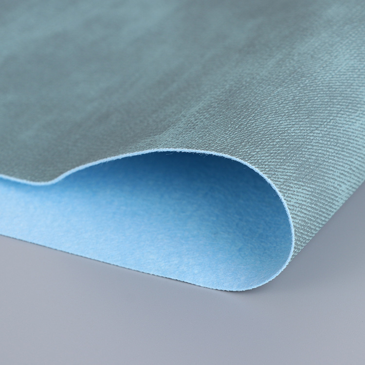 Factory wholesale of artificial leather clothing, sofas, PU retro embossed fabric, leather, ultra-flat leather, headboard soft surface PU leather Application Scenario