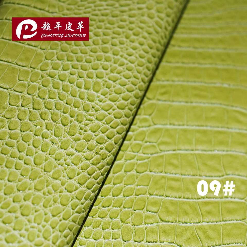 Custom-made genuine crocodile-patterned PU leather bags, leather shoes, belts, sofas, and leather fabric in stock Item Picture