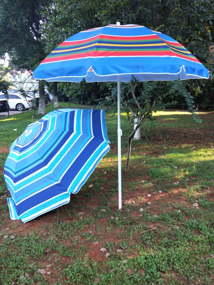 1 M Polyester Striped Beach Umbrella details Picture