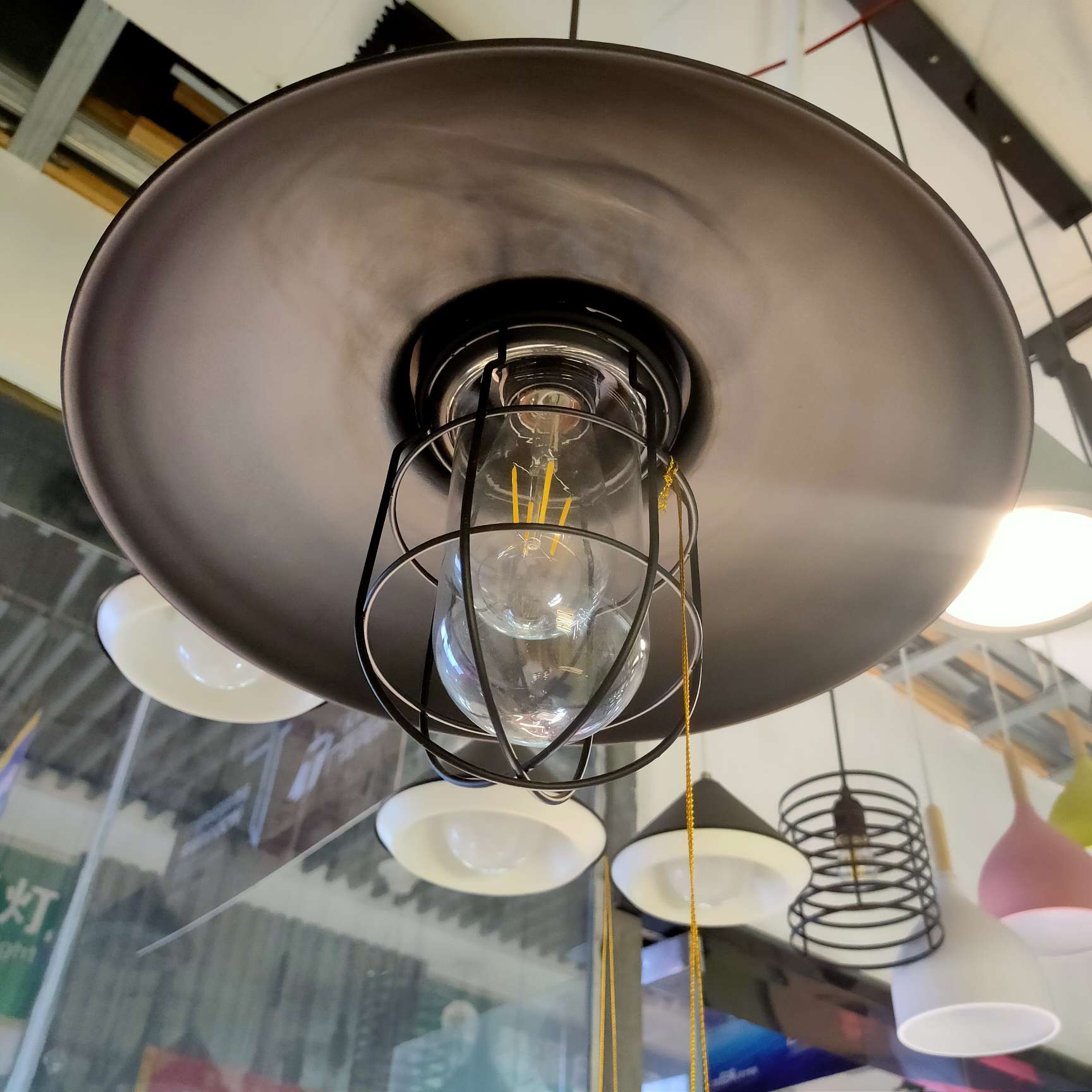 Postmodern minimalist, creative, personalized and warm restaurant umbrella chandelier undefined