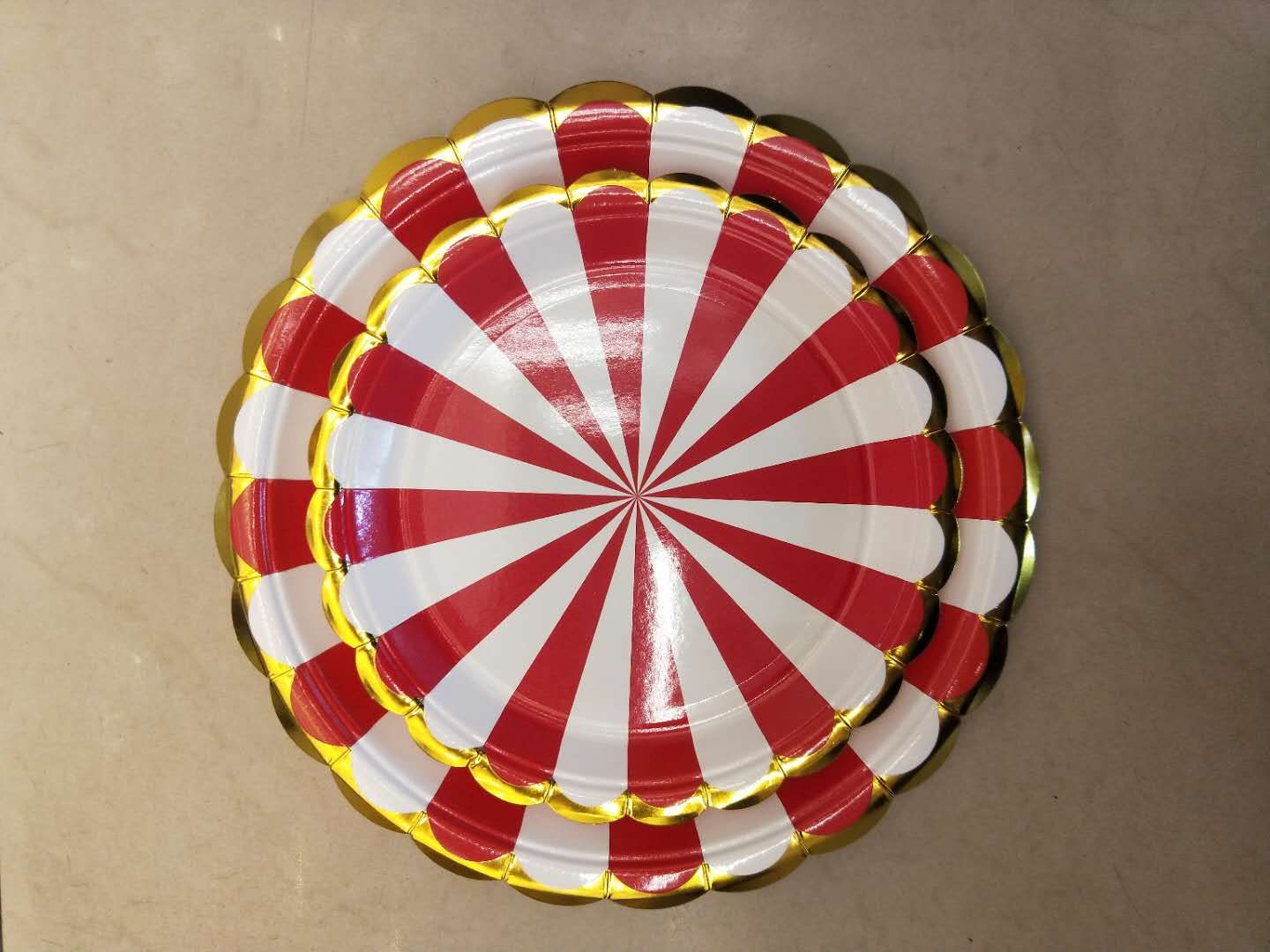 一次性碗、碟、盘实物图