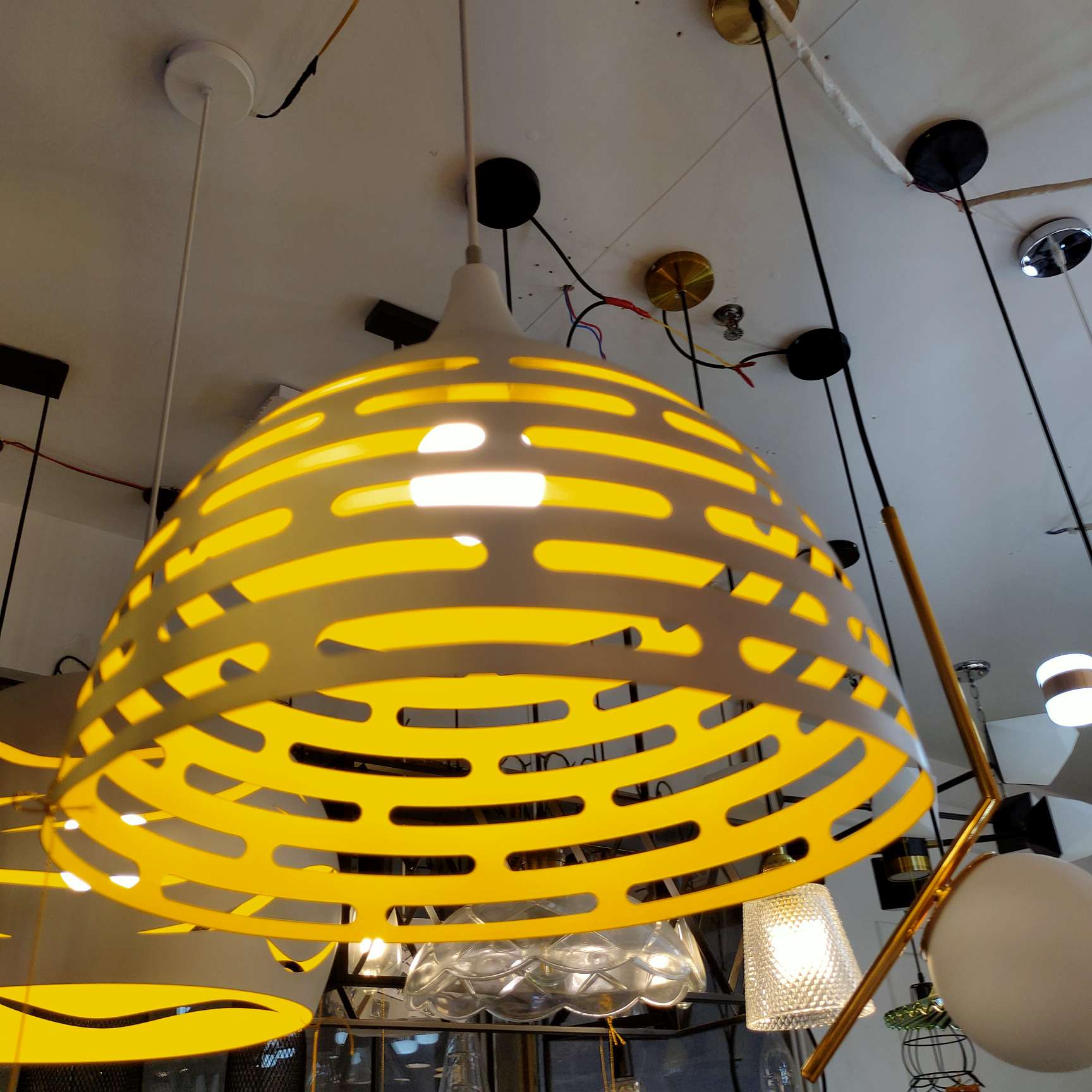 Postmodern minimalist creative, personalized and warm bedroom lamp, living room lamp, lampshade