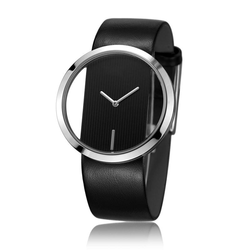 Transparent case watch, student watch, quartz watch