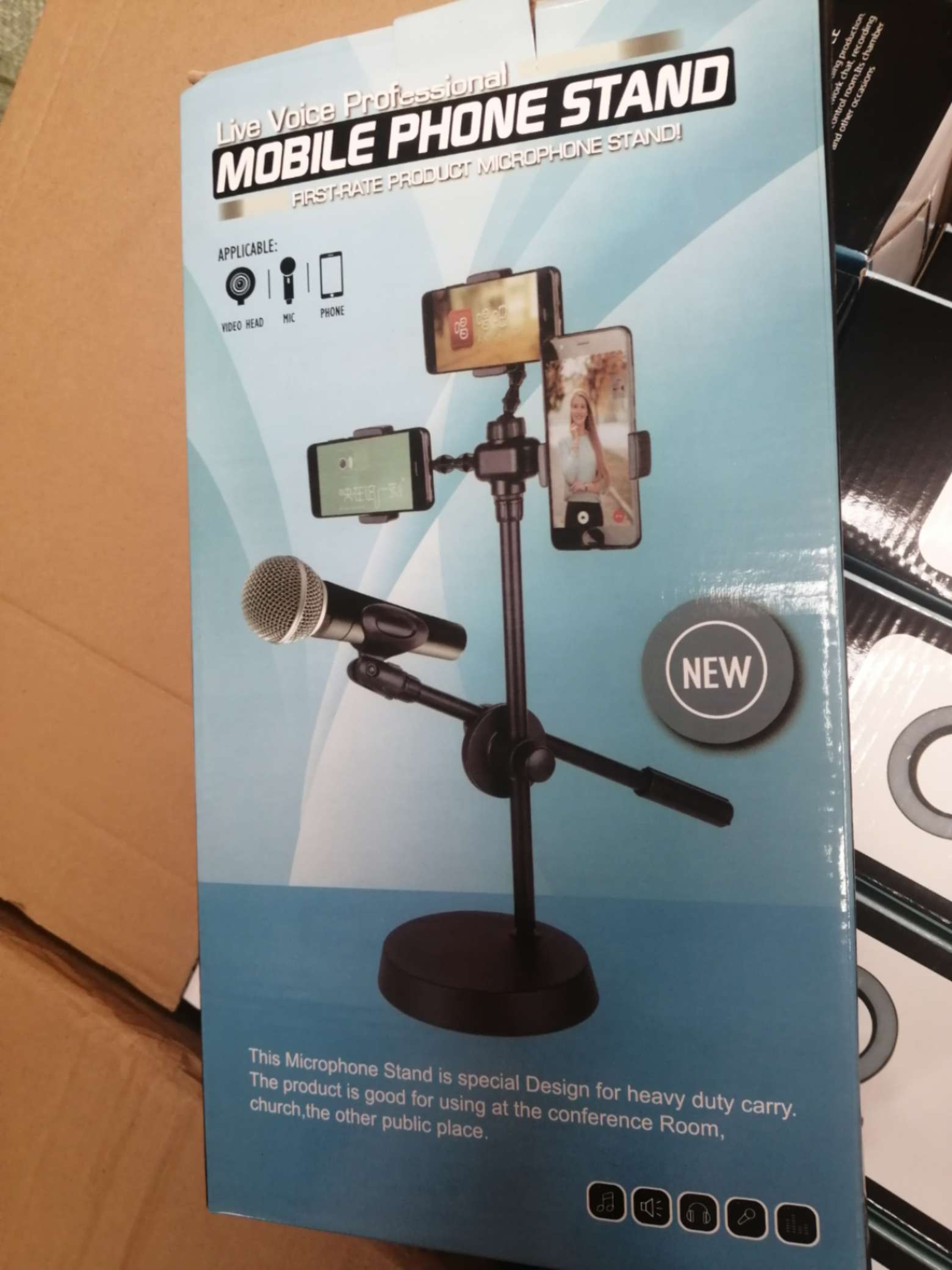Microphone live broadcast light details Picture