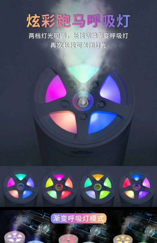 Colorful running lantern humidifier details Picture