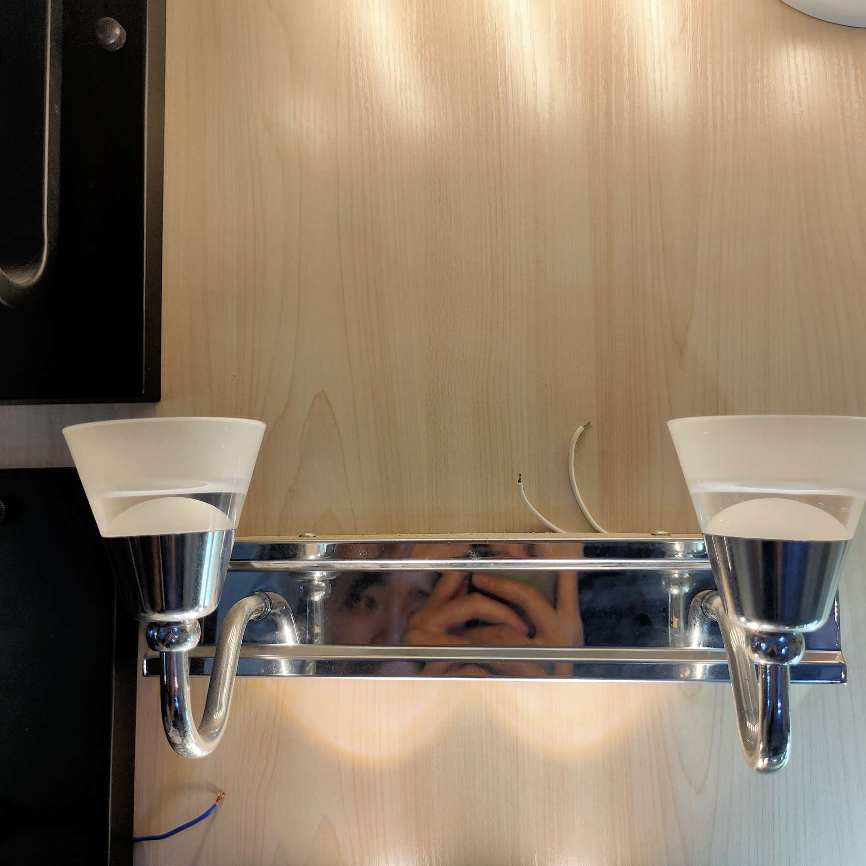Modern and simple bedroom, bedside, corridor, staircase, living room, double-lamp wall lamp undefined