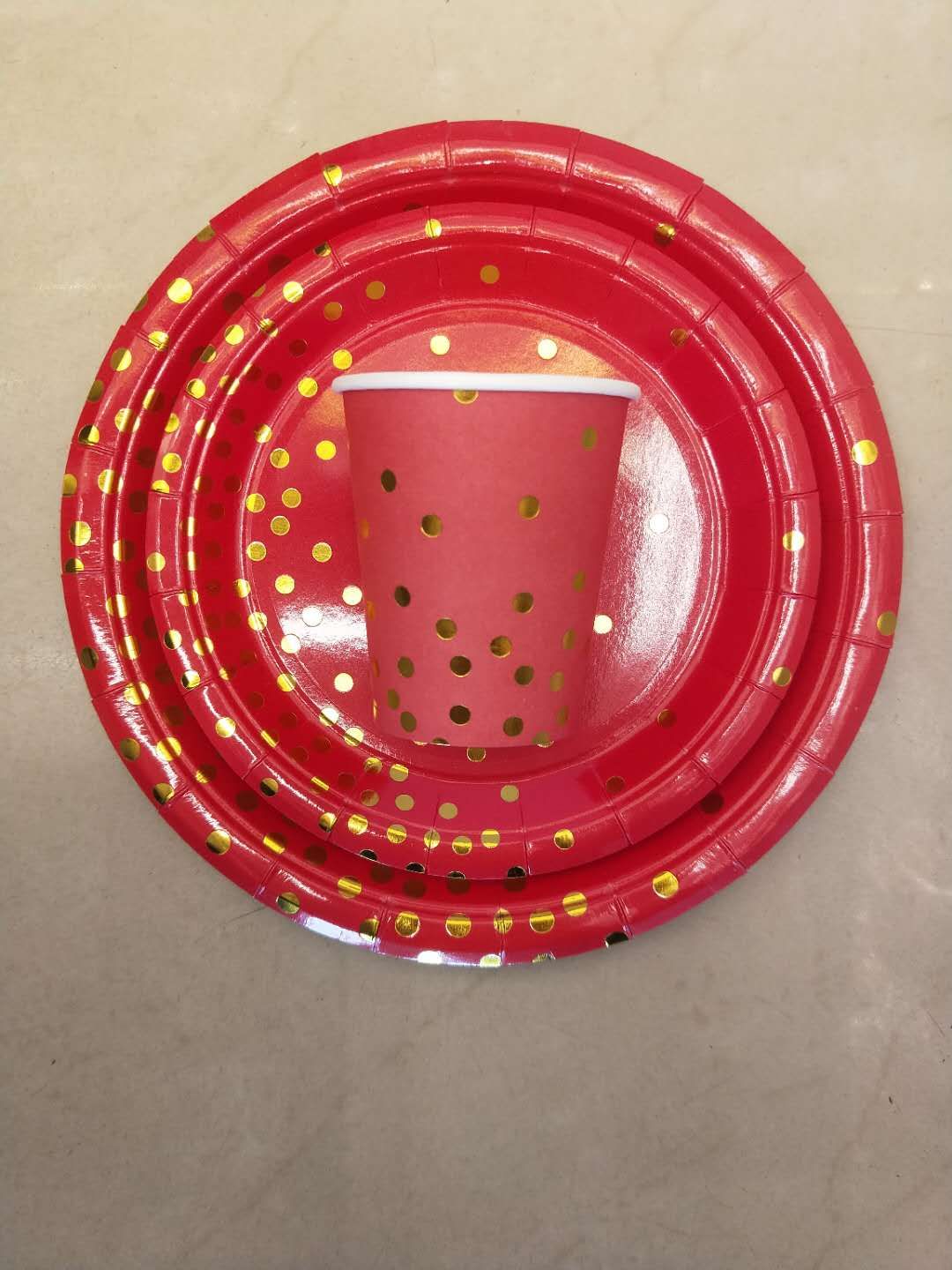 Birthday party Christmas theme Starry Sky gilded laser 7-inch and 9-inch paper cups can be customized. Factory wholesale. Large quantity discount combination set undefined