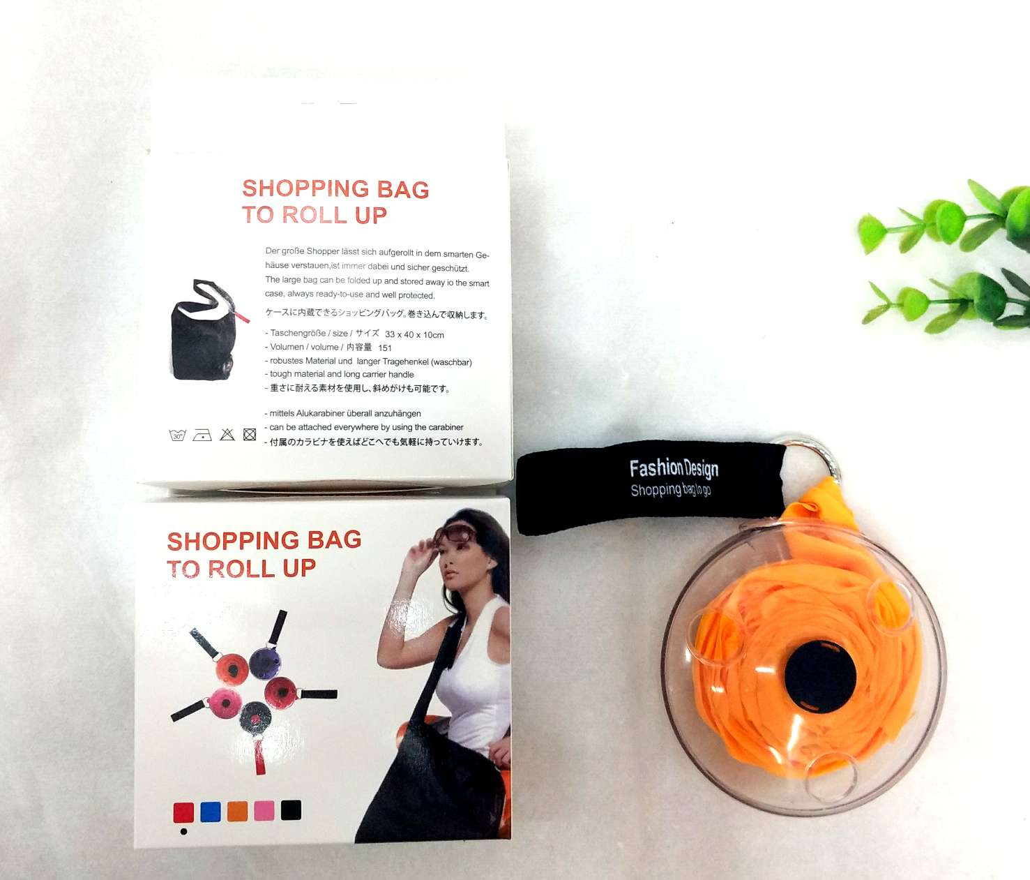 小圆盘伸缩购物袋产品图