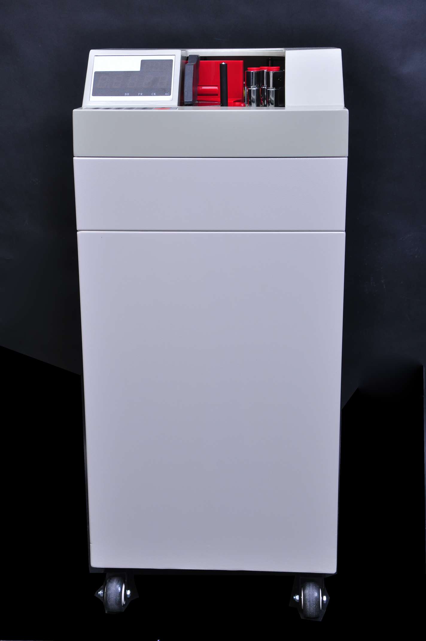 Bank-specific vertical double-counting machine, suction type currency counter Specification image