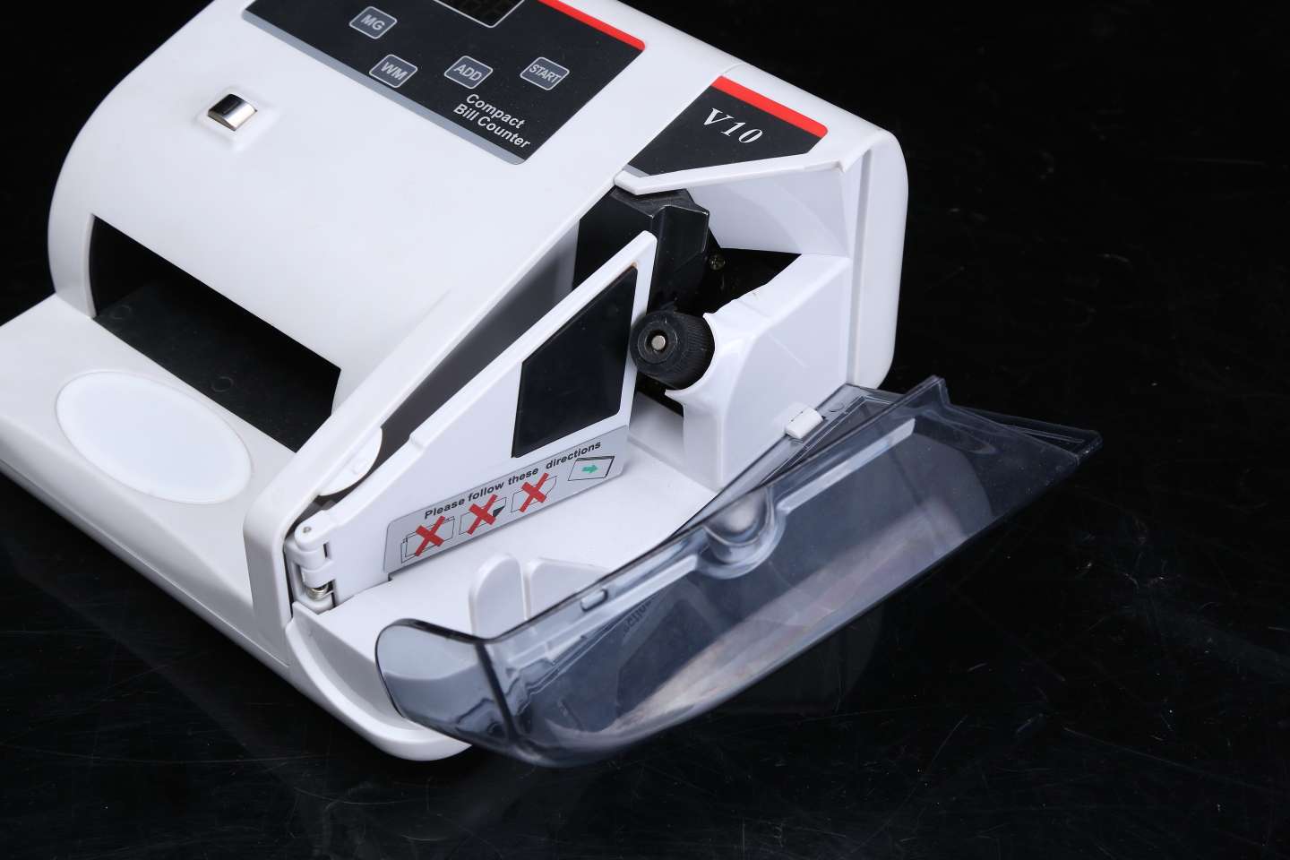 The V10 small currency counter and US dollar currency detector support multiple currencies Item Picture