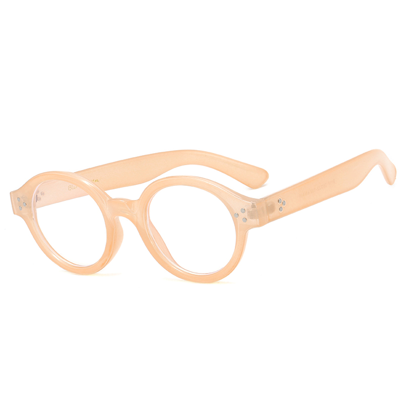 B117小孩户外护眼防紫外线眼镜复古圆框防蓝光儿童眼镜详情图3