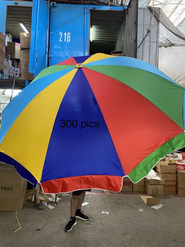 1.6-meter Oxford watermelon umbrella sun umbrella factory direct sales beach umbrella for sun protection, rain protection and shade details Picture